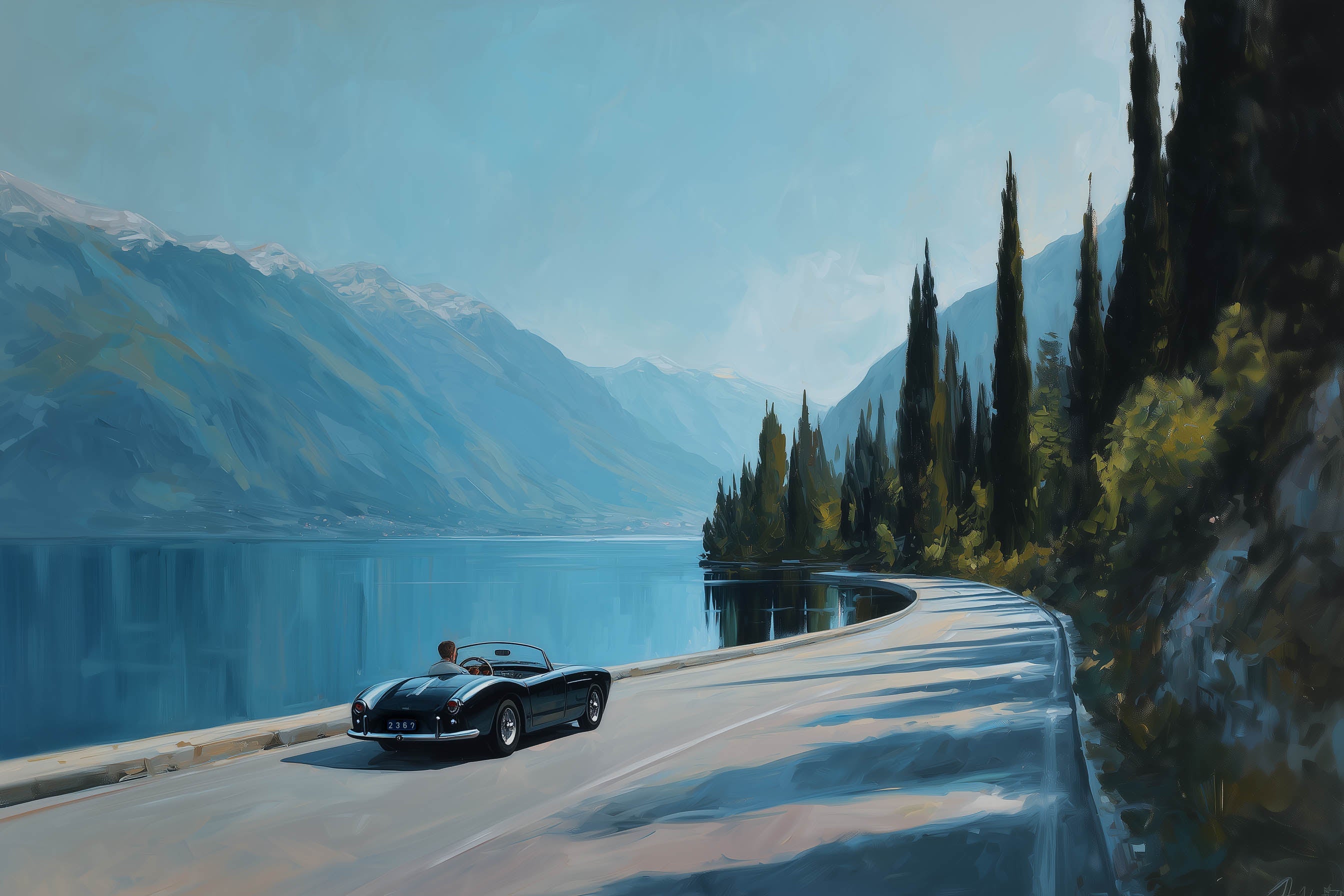 Couples, encounters, and alpine lifestyle. This collection includes human stories, fashion, vintage cars — everything that brings emotion to the mountains. Keywords: people, moment, couple, story, meeting, car, lifestyle, fashion, emotion, connection