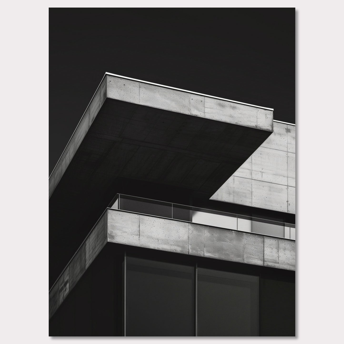 Poster titled 'Concrete Silence' from ArtDarts
