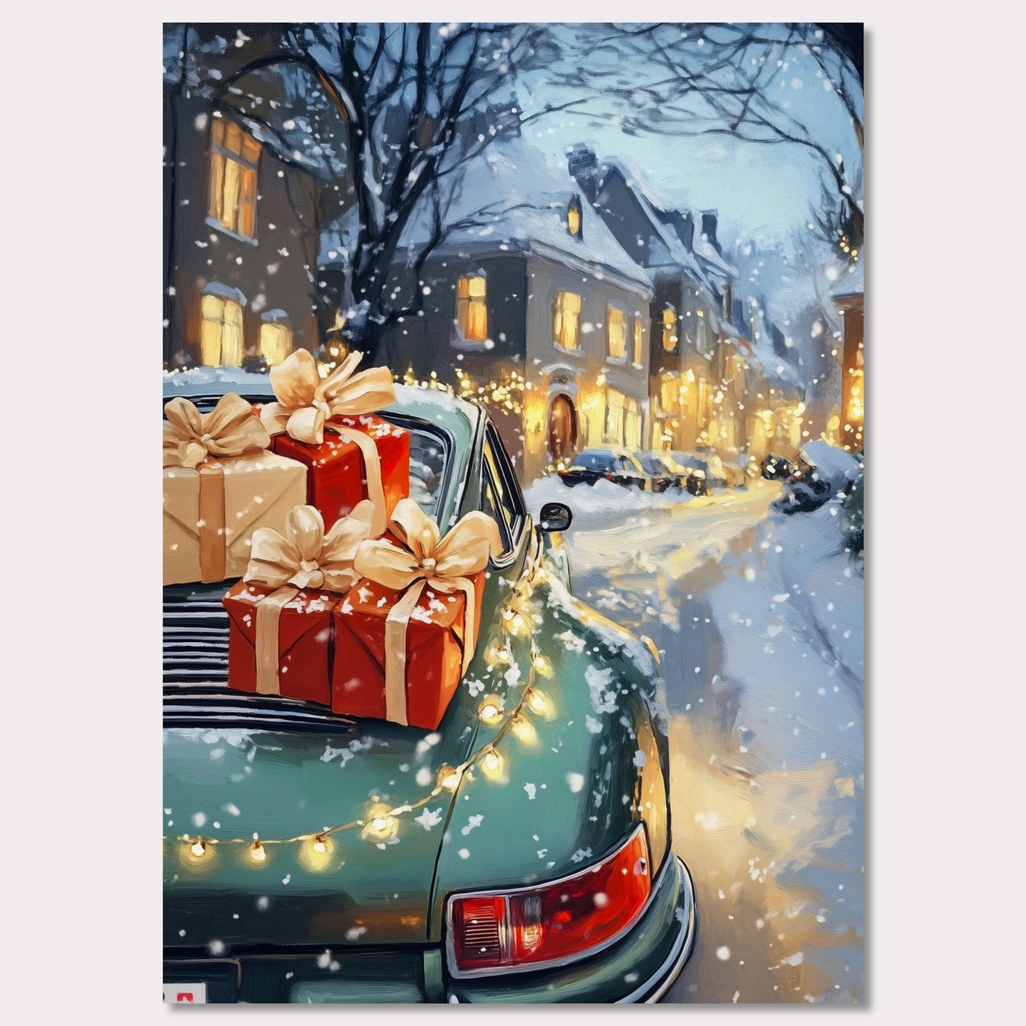 Poster titled 'Swiss Christmas' from ArtDarts