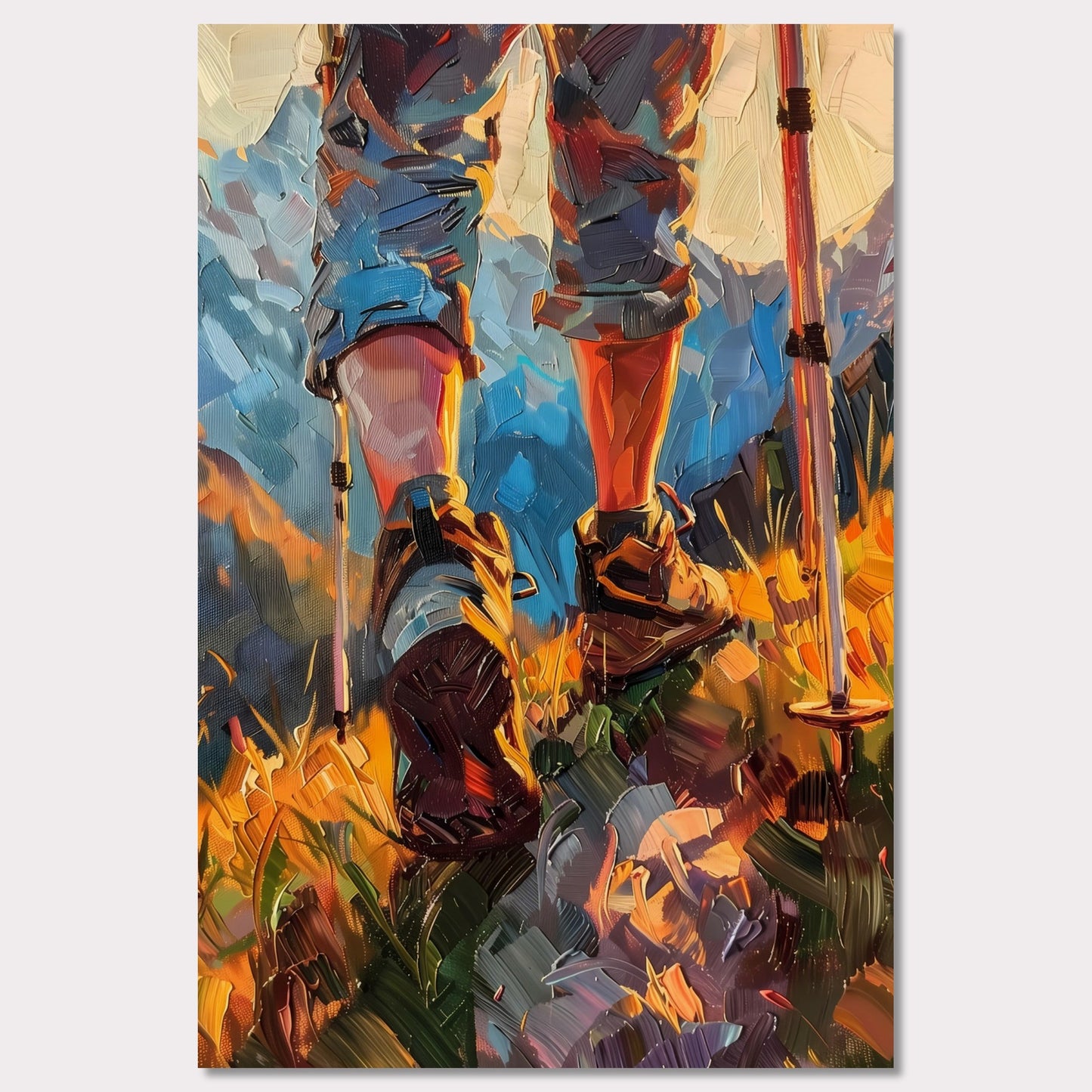 Poster titled 'The Traveler’s Path' from ArtDarts