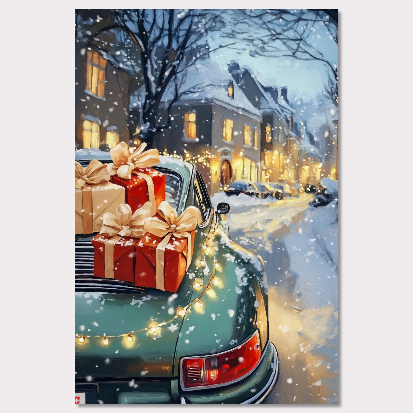 Poster titled 'Swiss Christmas' from ArtDarts