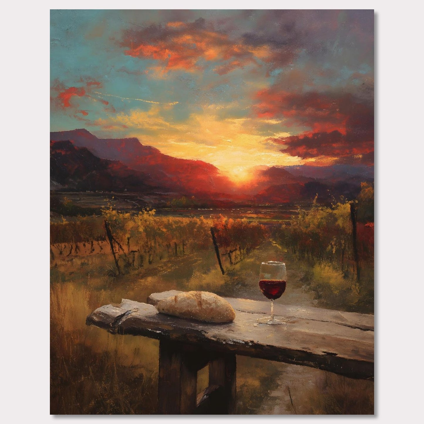 Poster titled 'Alps Dawnvine' from ArtDarts