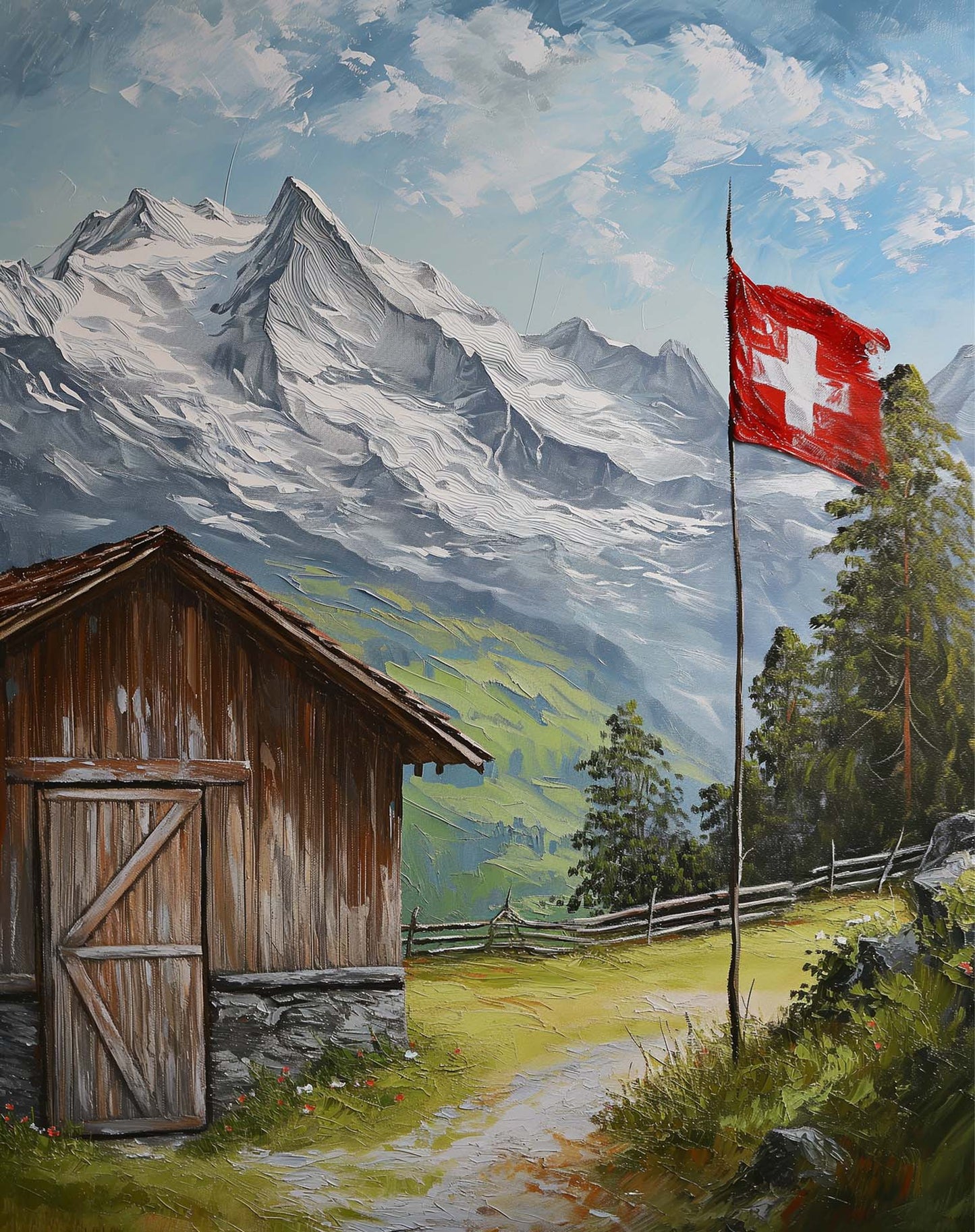 Poster titled 'Villars-sur-Ollon Poster' from ArtDarts