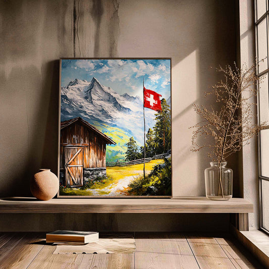 Poster titled 'Villars-sur-Ollon Poster' from ArtDarts