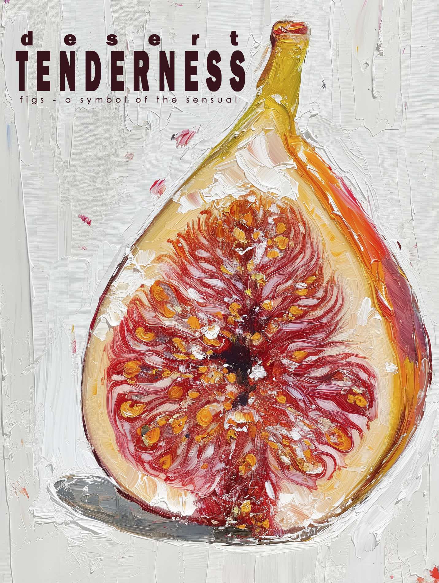 Poster titled 'Figs painted in oil Poster' from ArtDarts