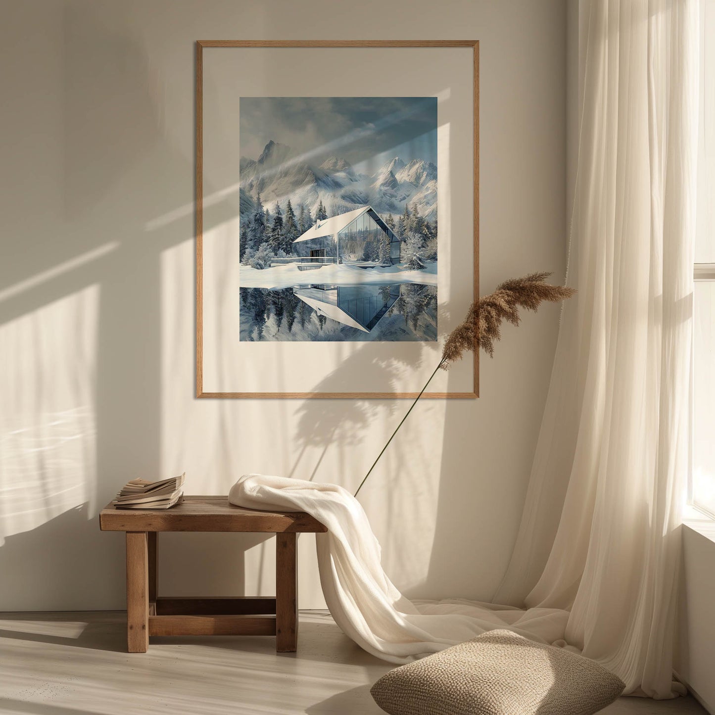 Poster titled 'Glass House Poster' from ArtDarts