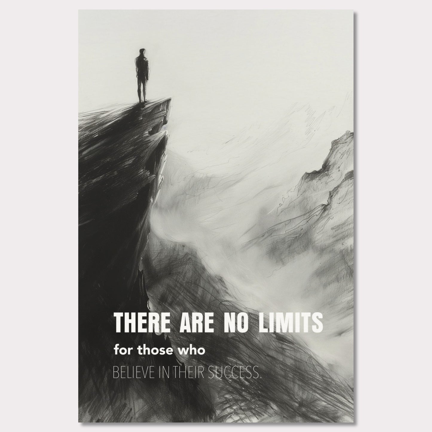 Poster titled 'There are no limits for those who believe in their success' from ArtDarts