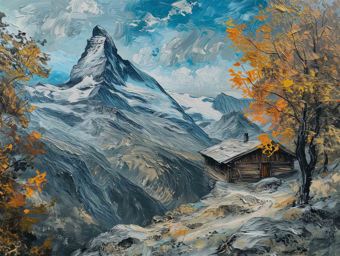 Poster titled 'Autumn in the Alps Poster' from ArtDarts