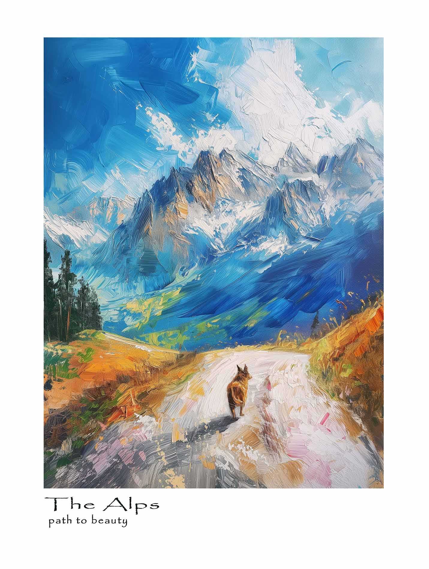 Poster titled 'Path to Beauty Poster' from ArtDarts