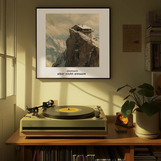 Poster titled 'One is not alone Poster' from ArtDarts