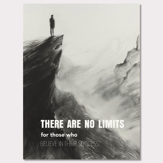Poster titled 'There are no limits for those who believe in their success' from ArtDarts