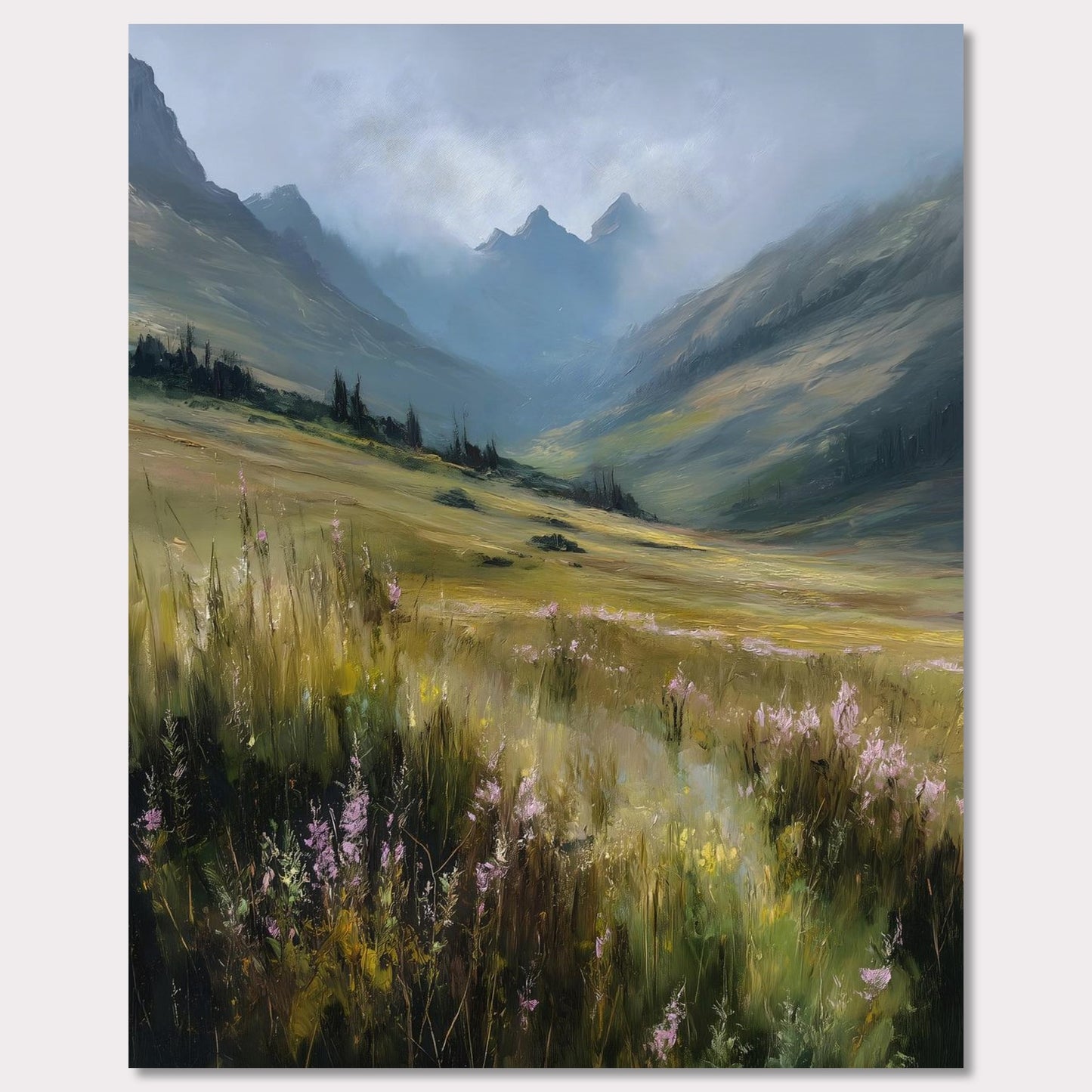 Poster titled 'Alps Bloom' from ArtDarts