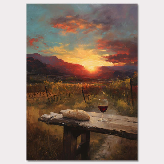 Poster titled 'Alps Dawnvine' from ArtDarts