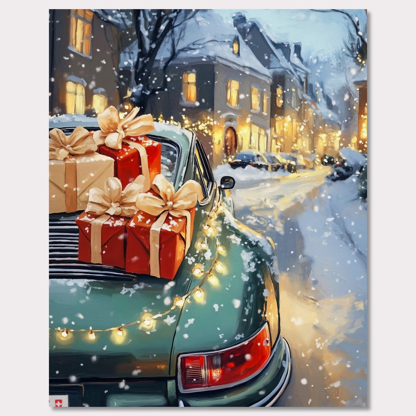 Poster titled 'Swiss Christmas' from ArtDarts