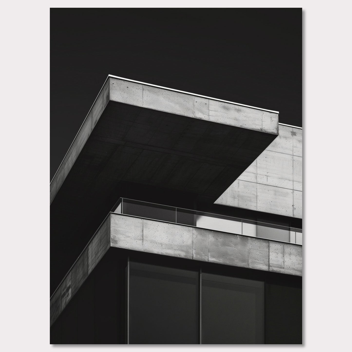 Poster titled 'Concrete Silence' from ArtDarts