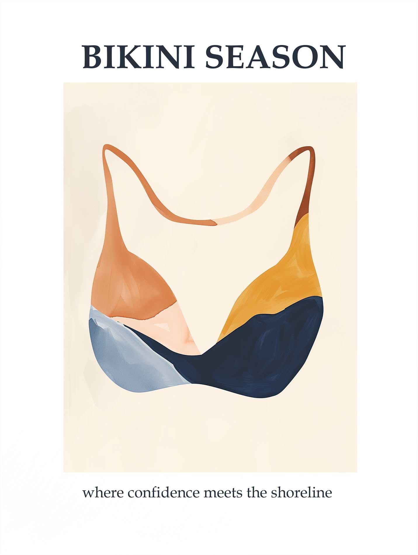 Poster titled 'Bikini season Poster' from ArtDarts