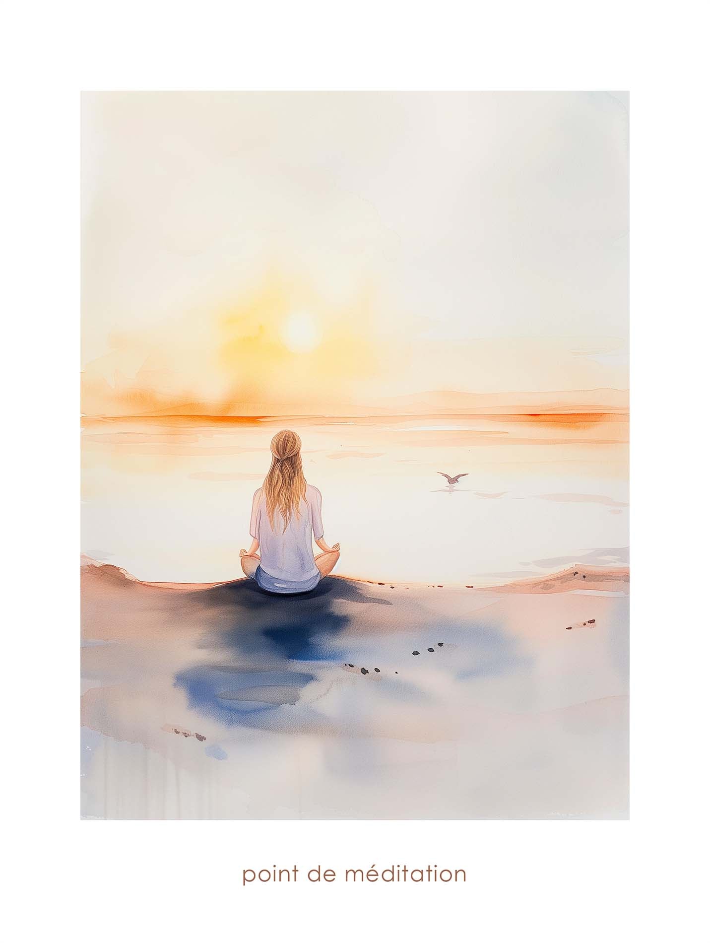 Poster titled 'Meditation Point Poster' from ArtDarts