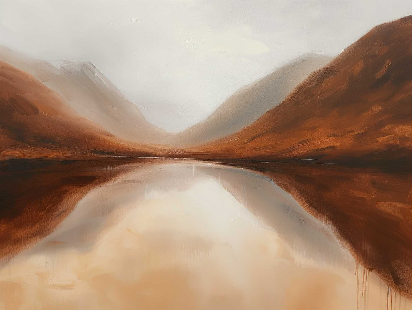 Poster titled 'Mountain Horizon Poster' from ArtDarts