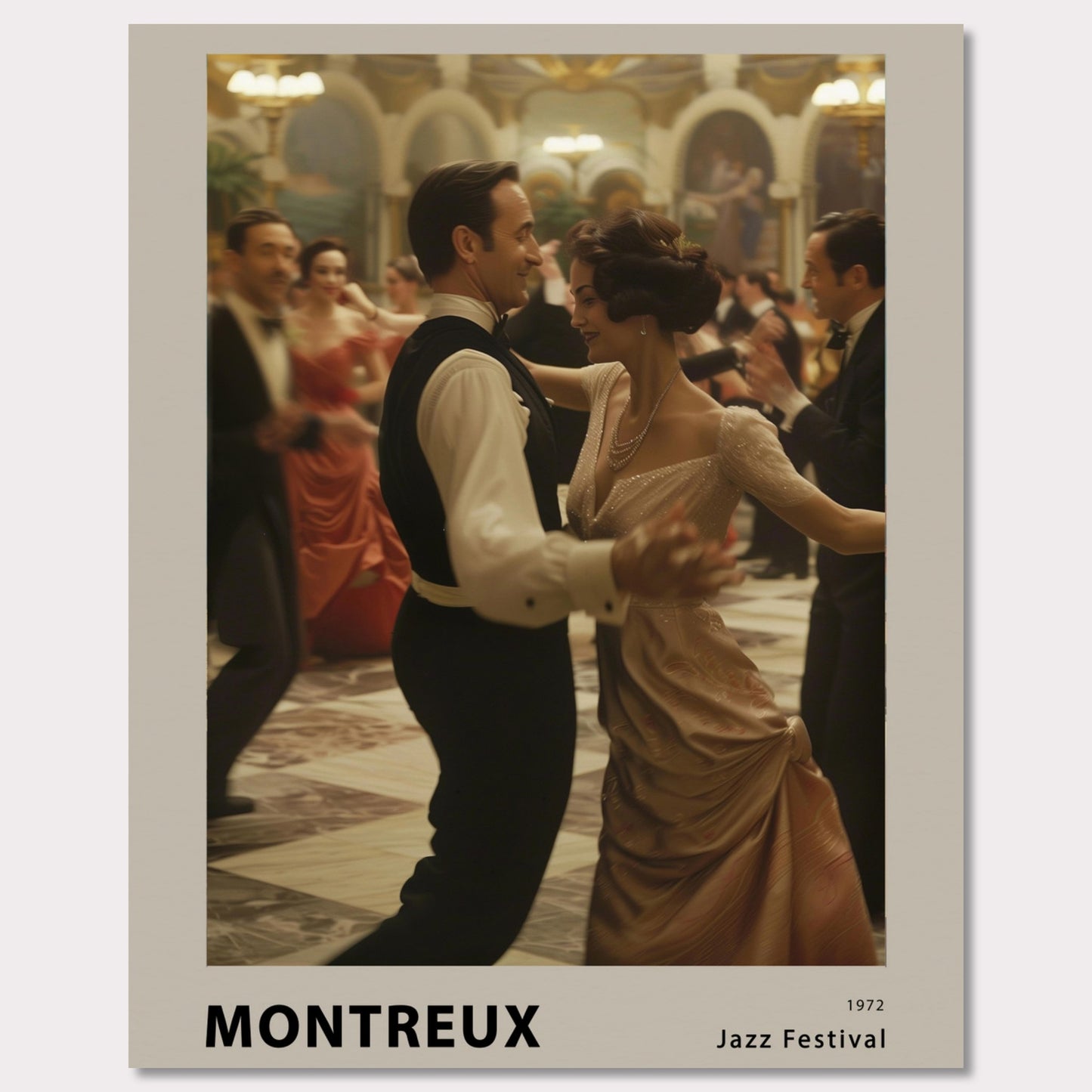 Poster titled 'Montreux Jazz Festival' from ArtDarts