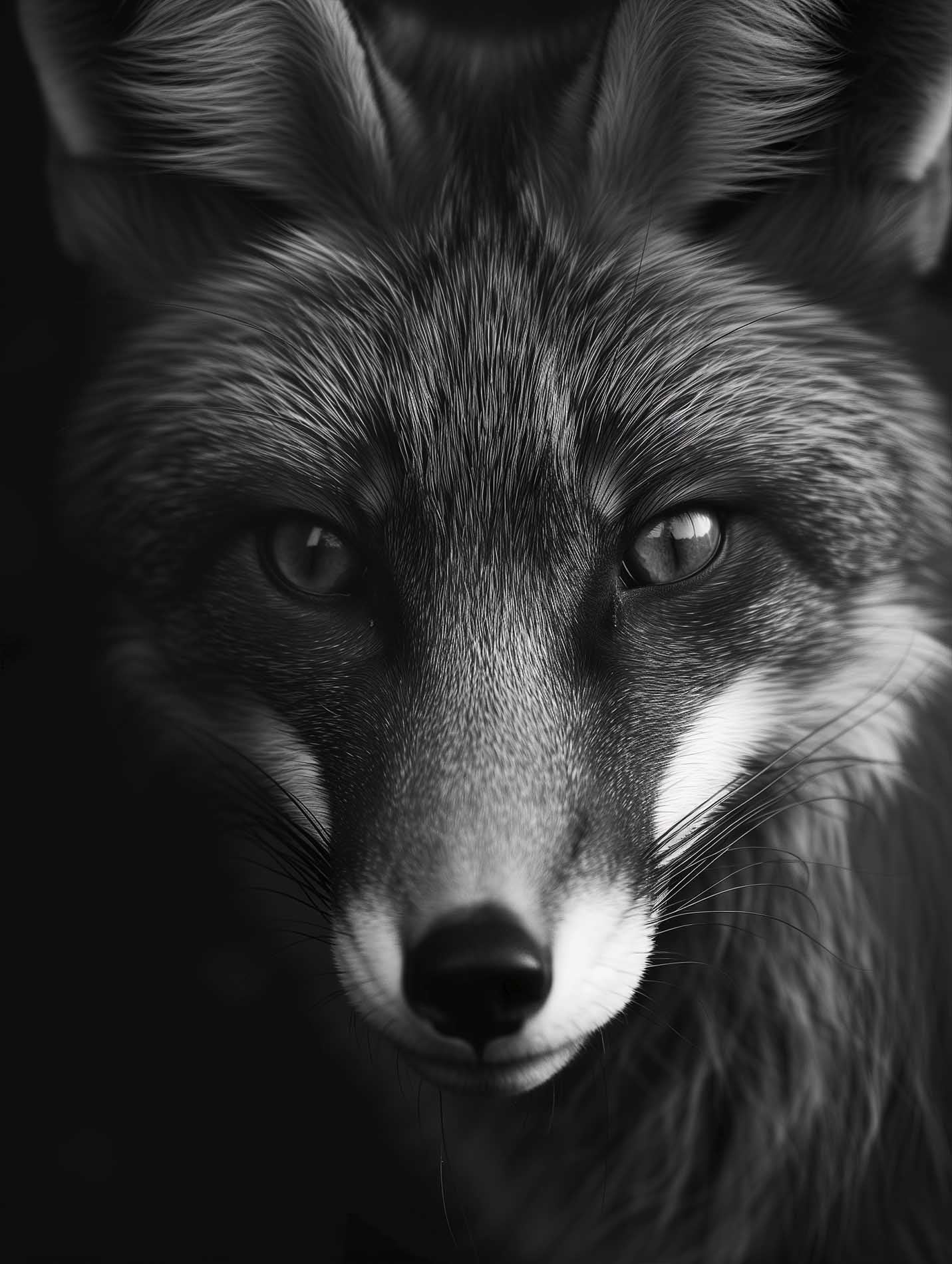 Poster titled 'Portrait of a Fox Poster' from ArtDarts