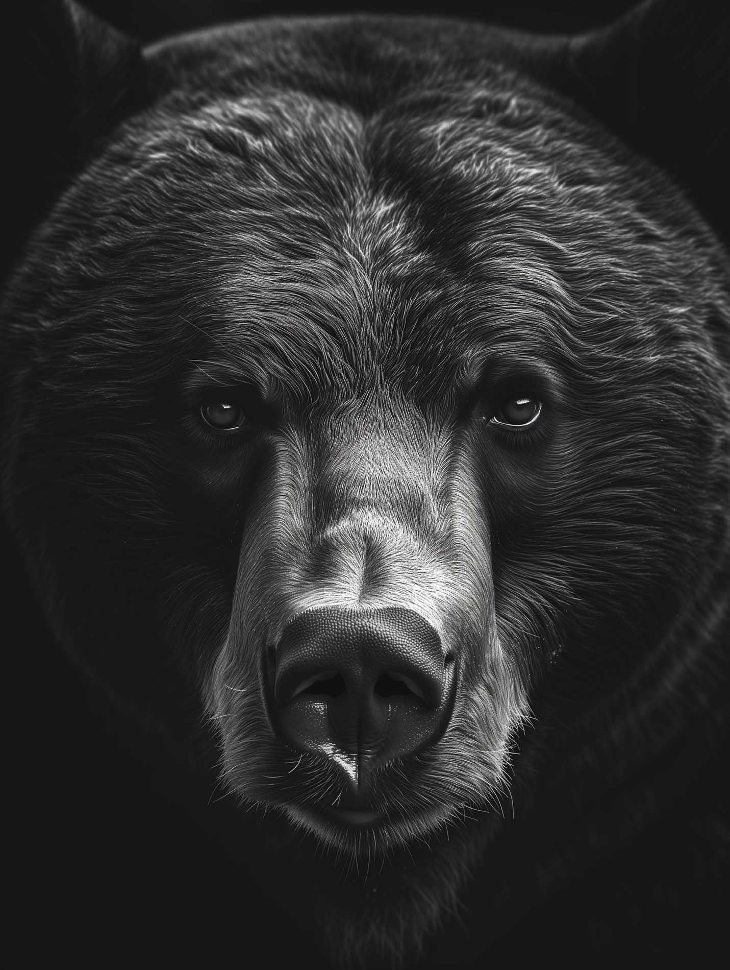 Poster titled 'Bear Look Poster' from ArtDarts