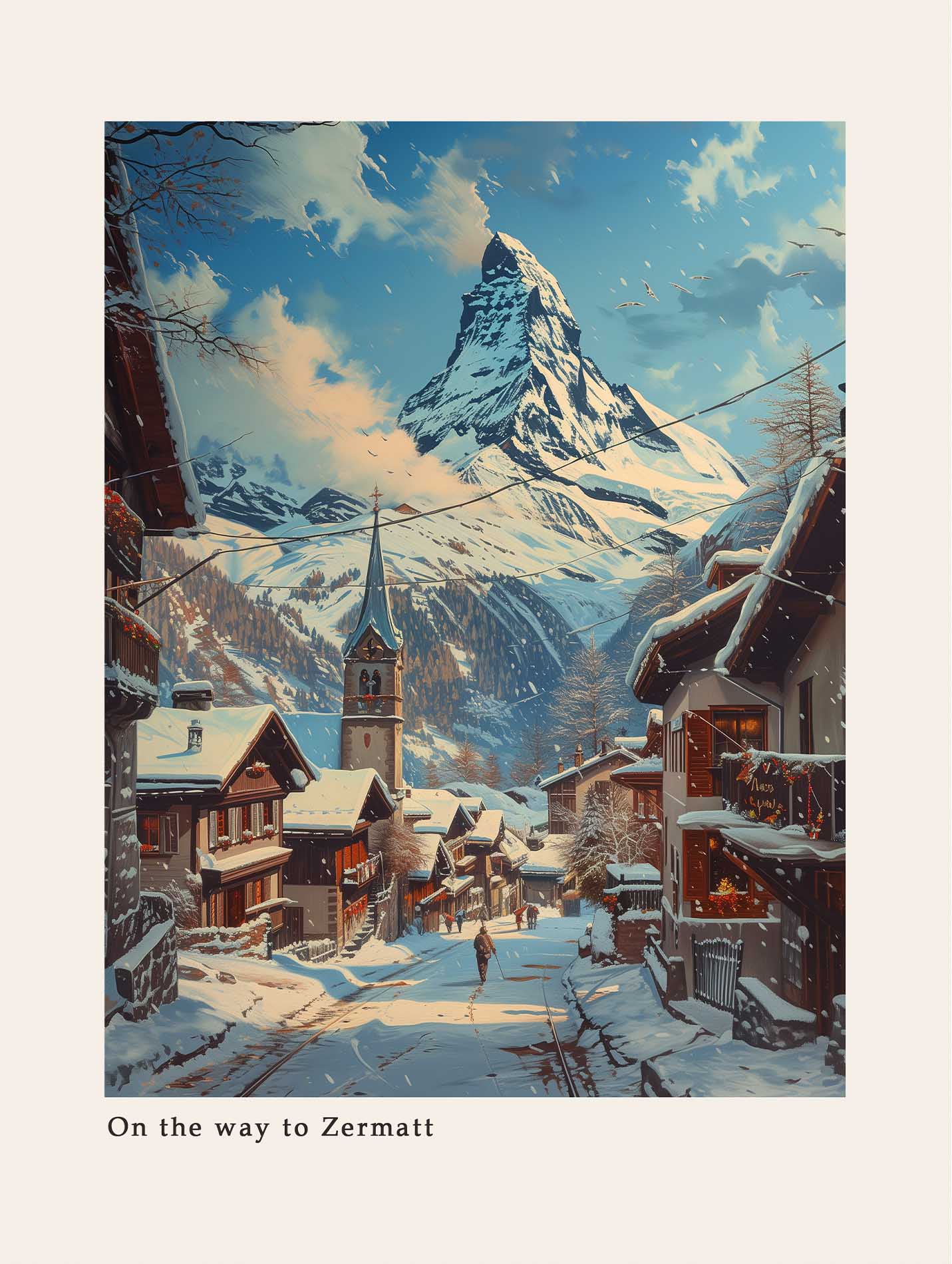 Poster titled 'Zermatt Poster' from ArtDarts