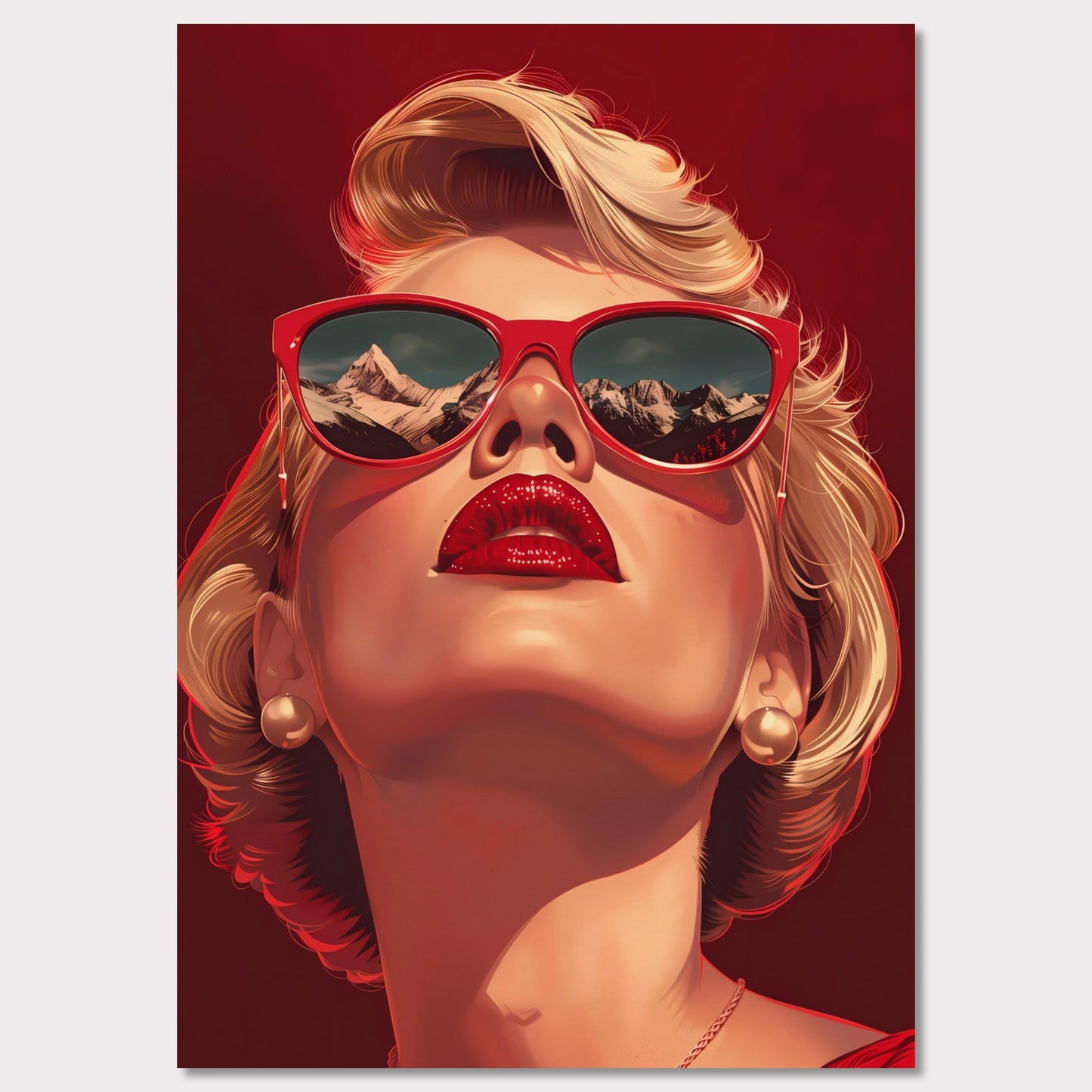 Poster titled 'Alpine Glamour' from ArtDarts