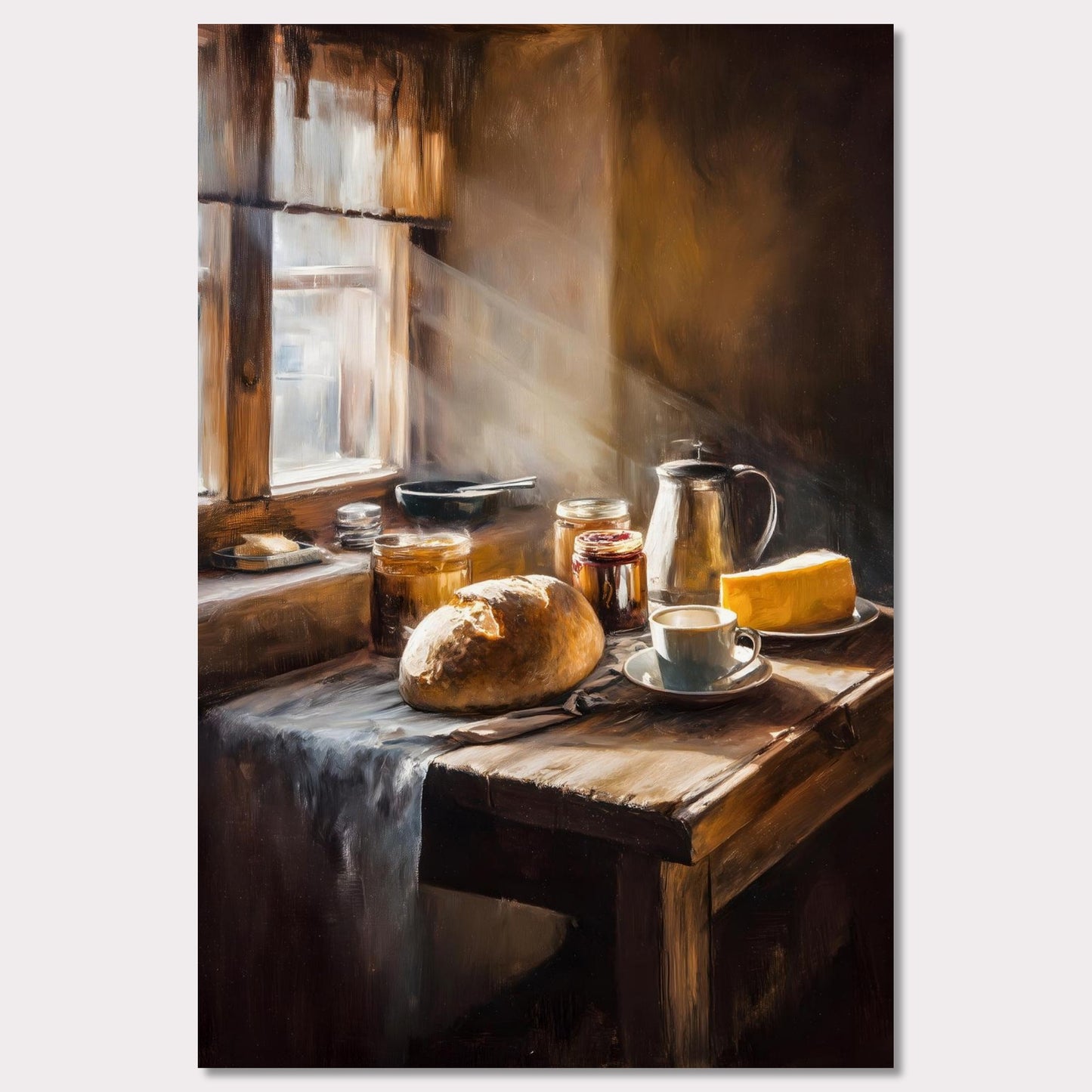Poster titled 'Loaf and Lightbeam' from ArtDarts