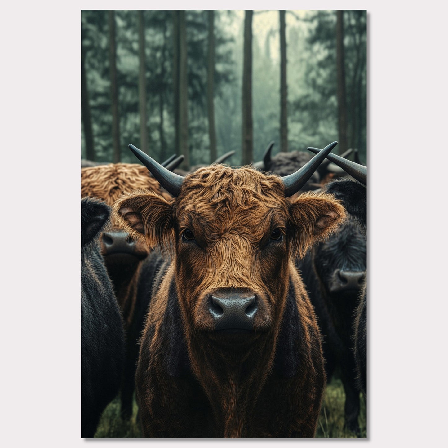 Poster titled 'Majesty Among Trees' from ArtDarts