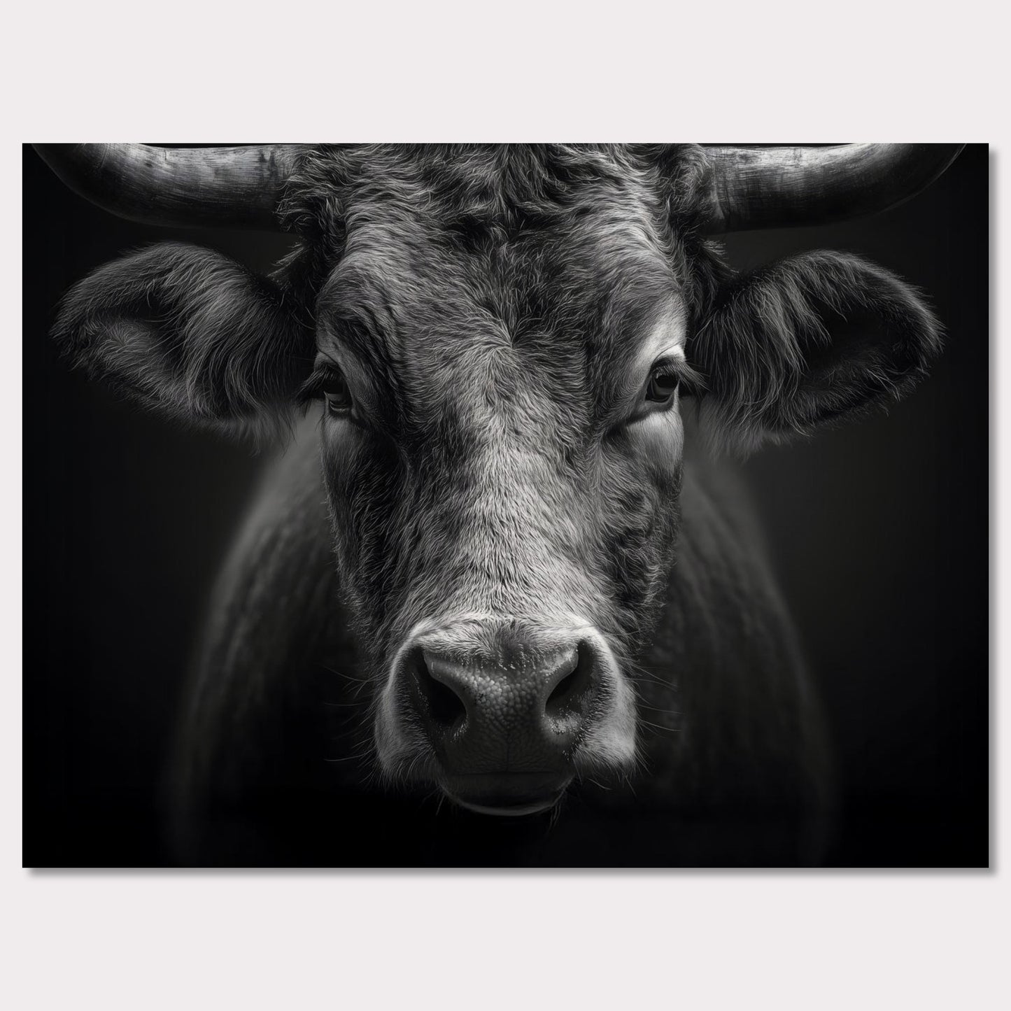 Poster titled 'The presence of a bull' from ArtDarts