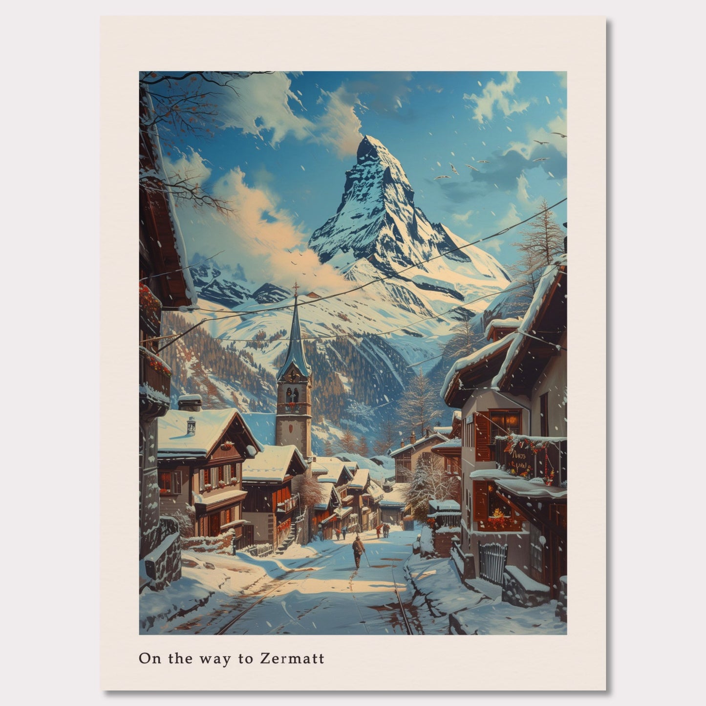 Poster titled 'Zermatt Poster' from ArtDarts