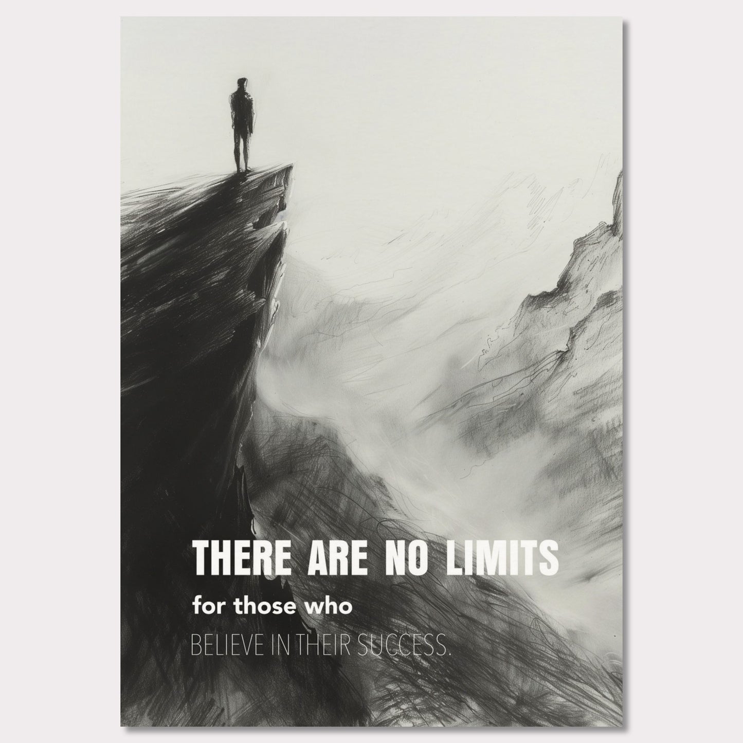 Poster titled 'There are no limits for those who believe in their success' from ArtDarts