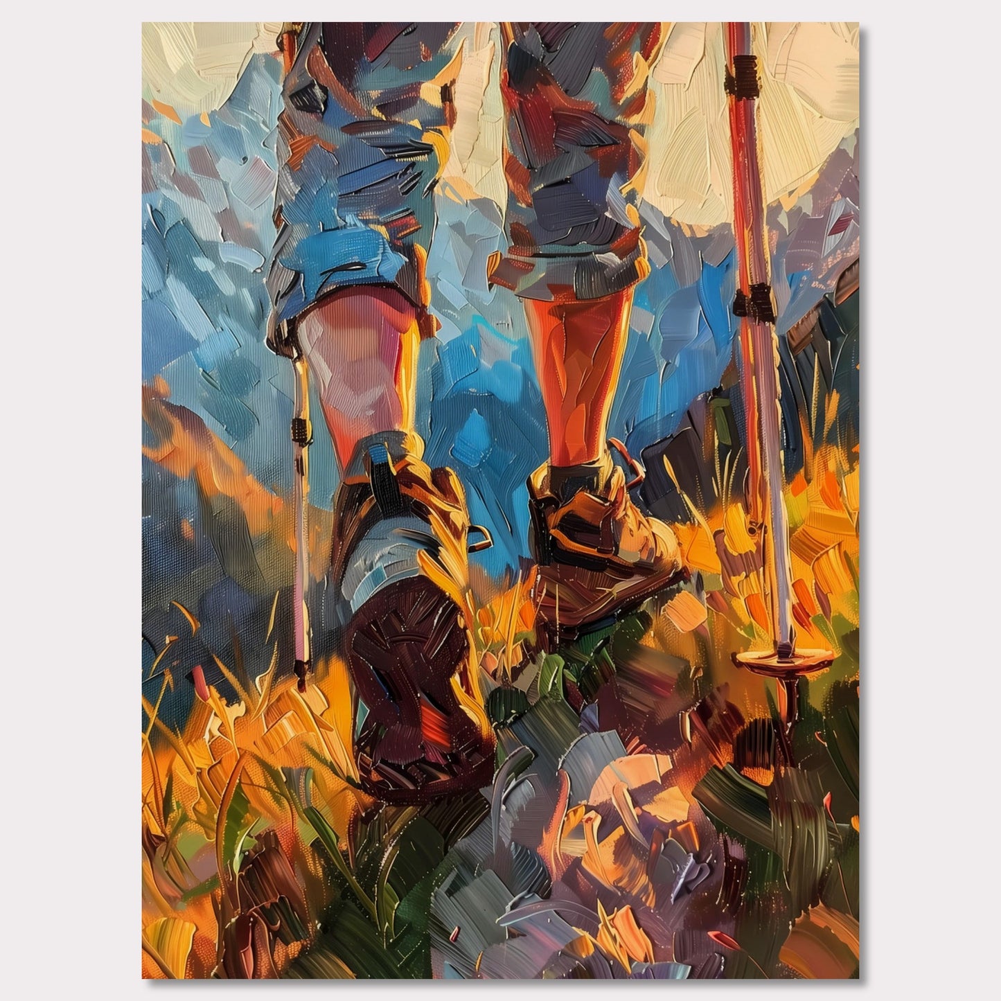 Poster titled 'The Traveler’s Path' from ArtDarts