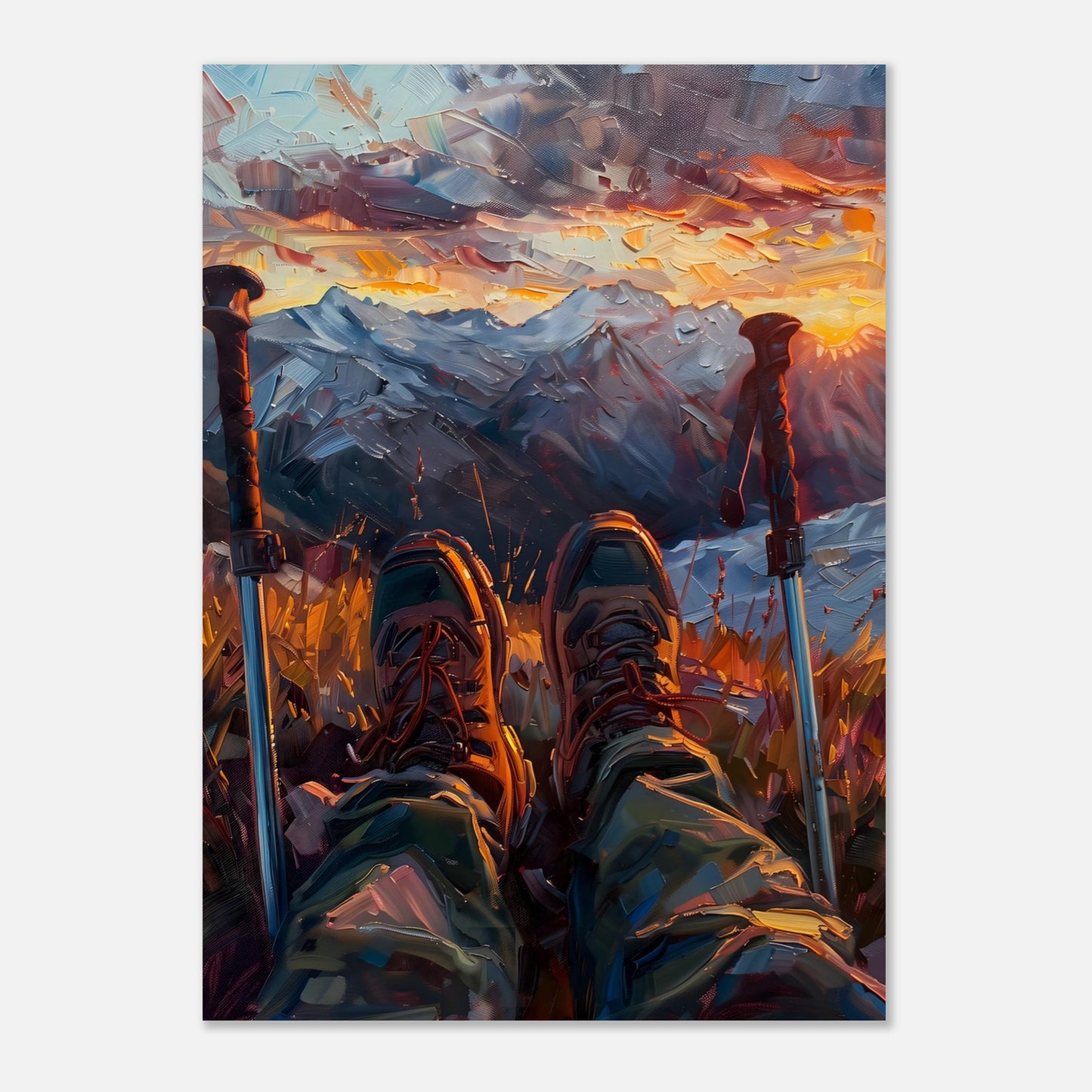 Poster titled 'A Moment of Peace at the Summit' from ArtDarts