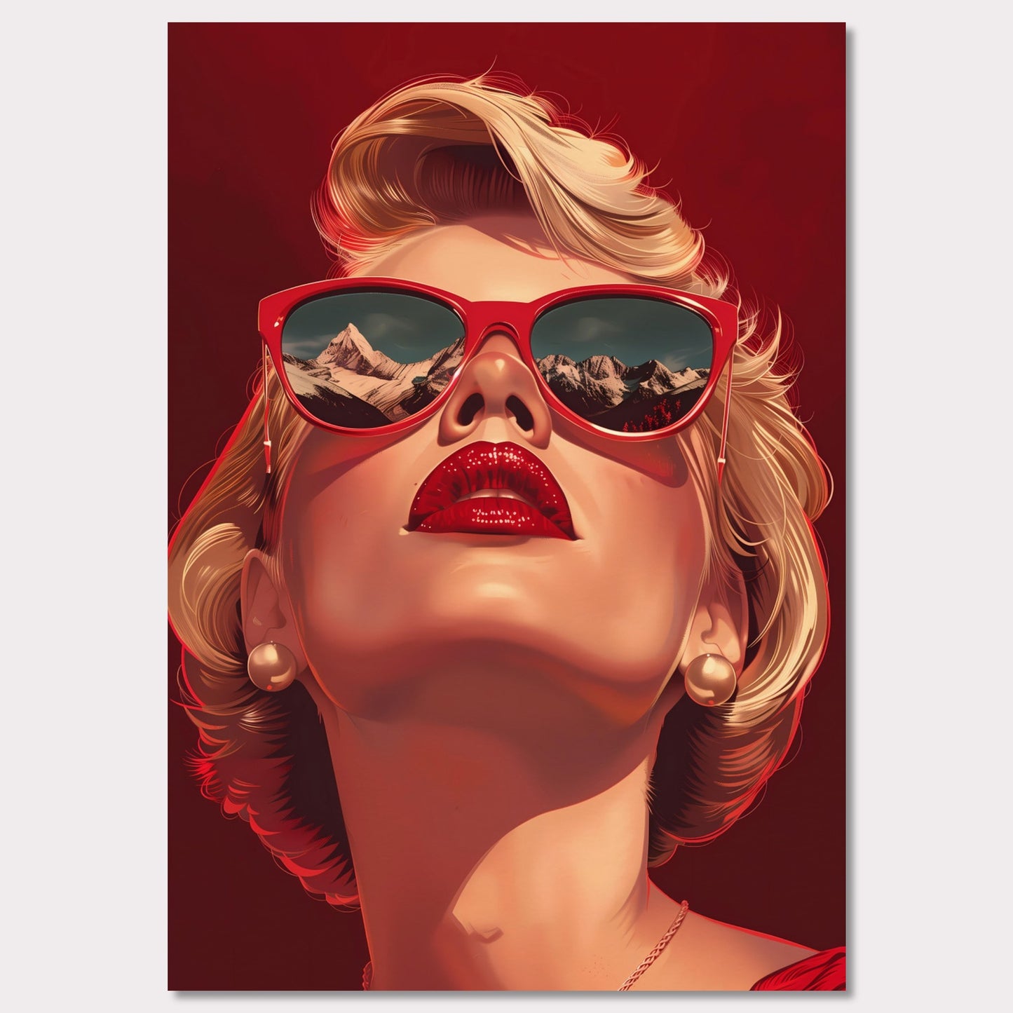 Poster titled 'Alpine Glamour' from ArtDarts