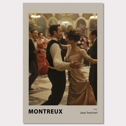 Poster titled 'Montreux Jazz Festival' from ArtDarts
