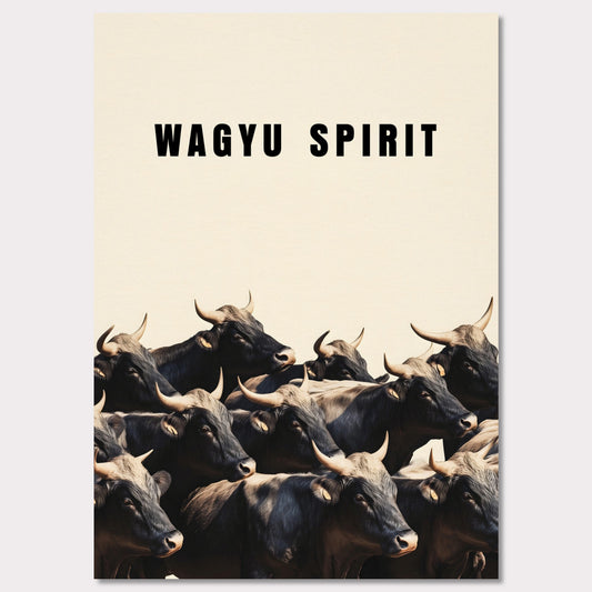 Poster titled 'Wagyu Spirit' from ArtDarts