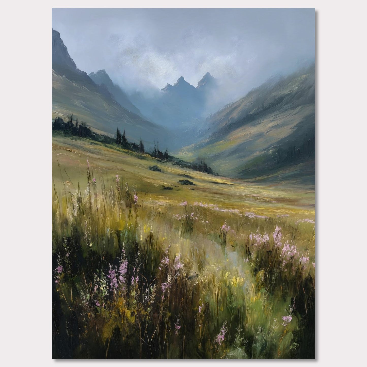 Poster titled 'Alps Bloom' from ArtDarts