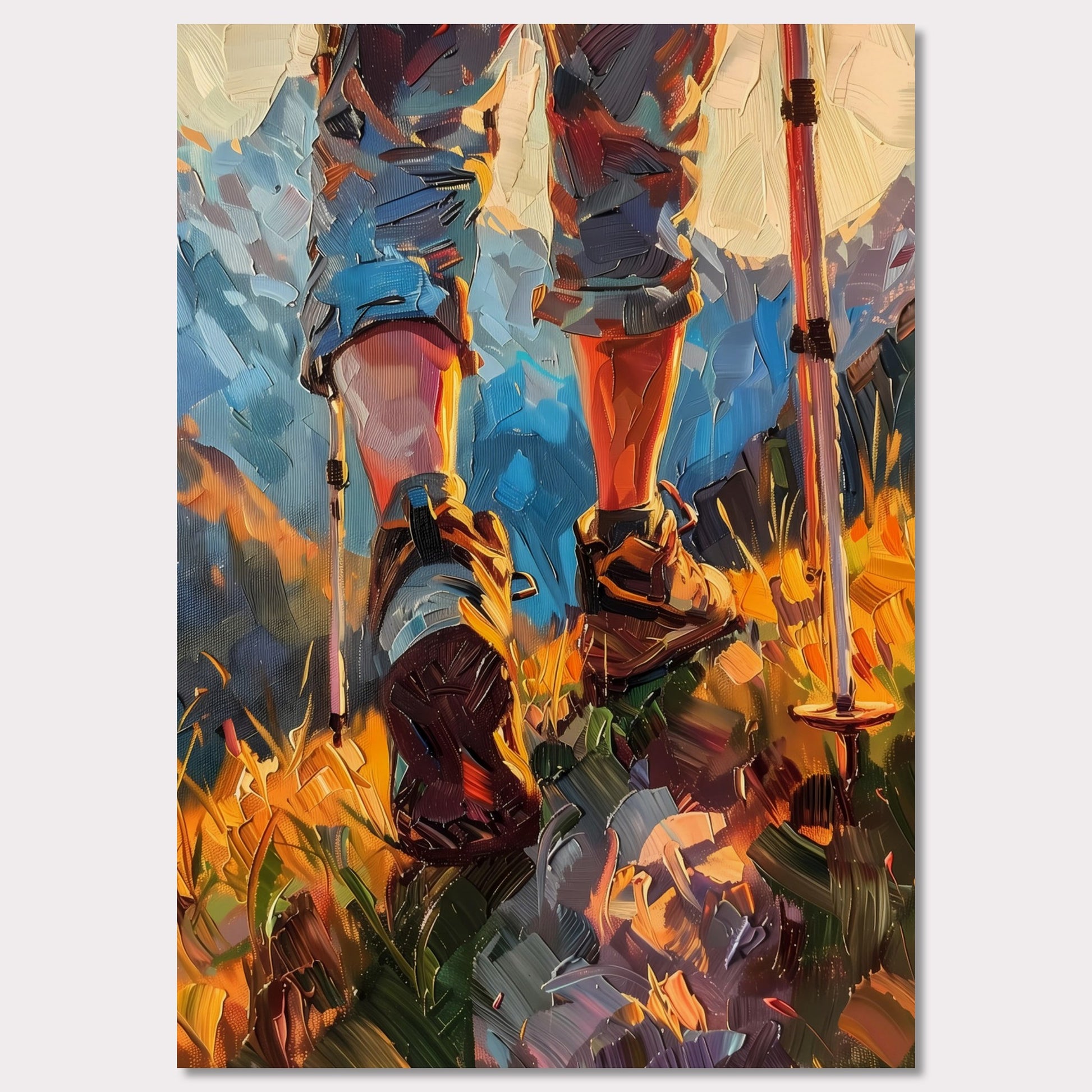 Poster titled 'The Traveler’s Path' from ArtDarts
