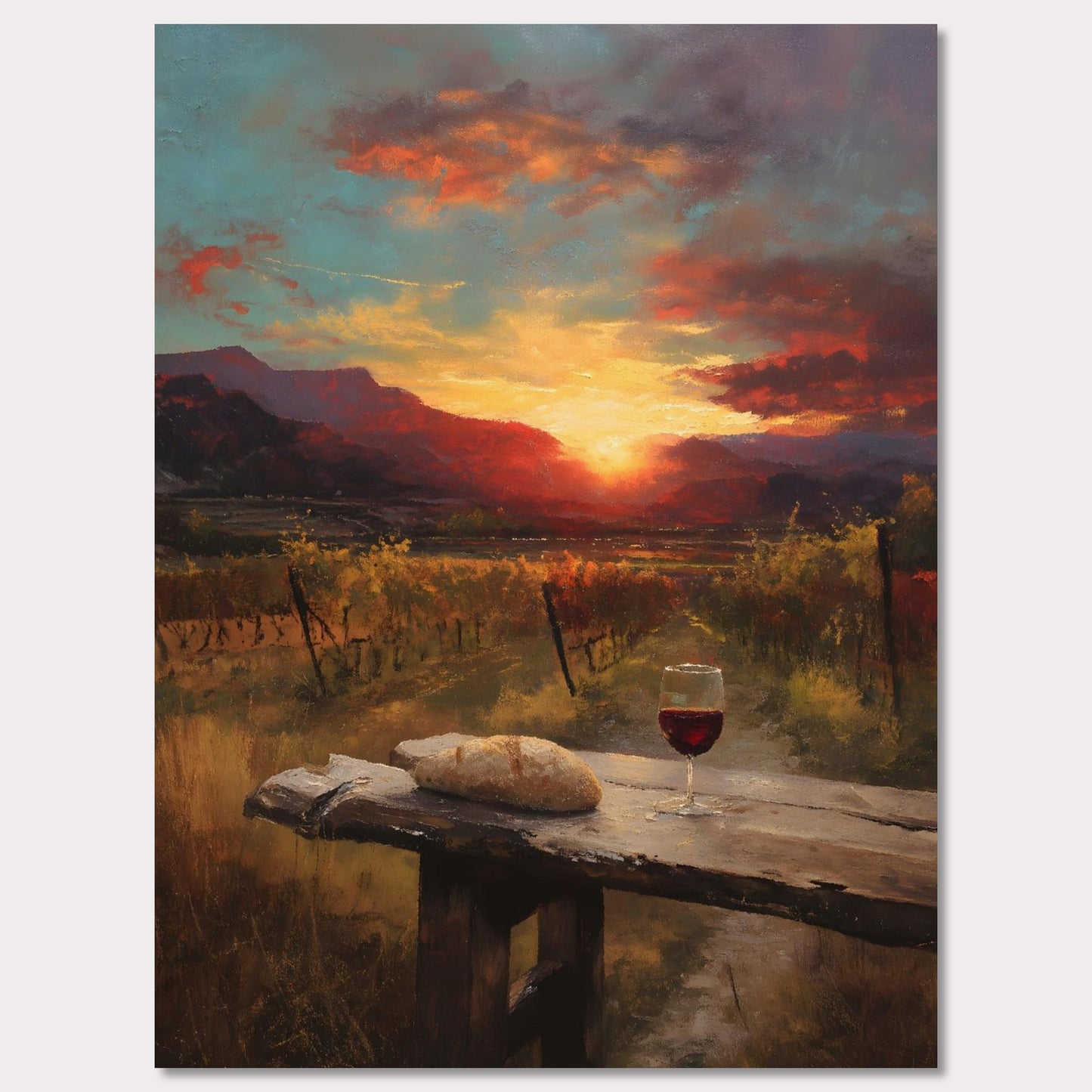 Poster titled 'Alps Dawnvine' from ArtDarts