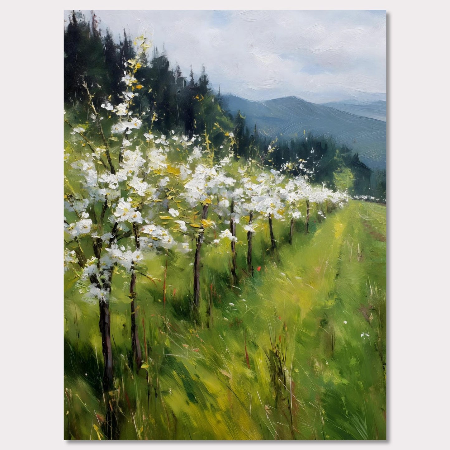 Poster titled 'Alps Blossom' from ArtDarts