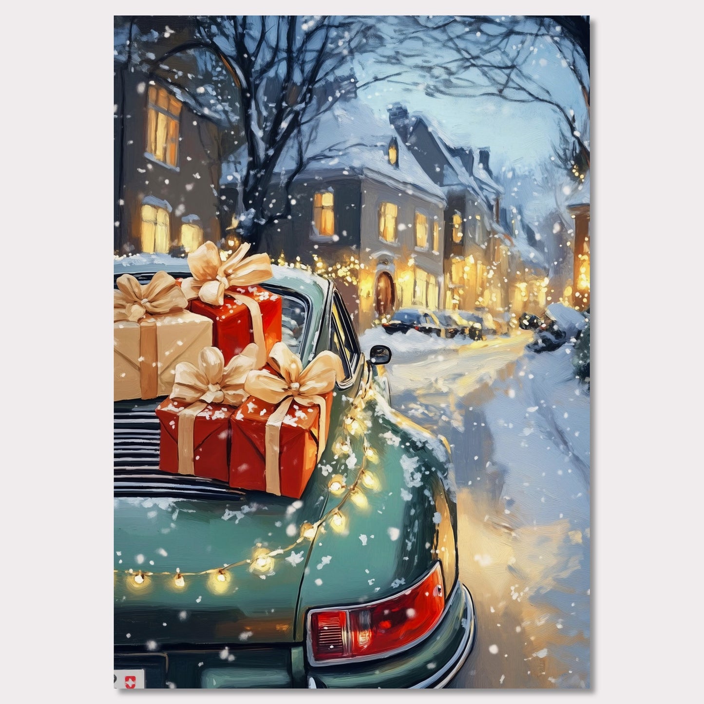 Poster titled 'Swiss Christmas' from ArtDarts