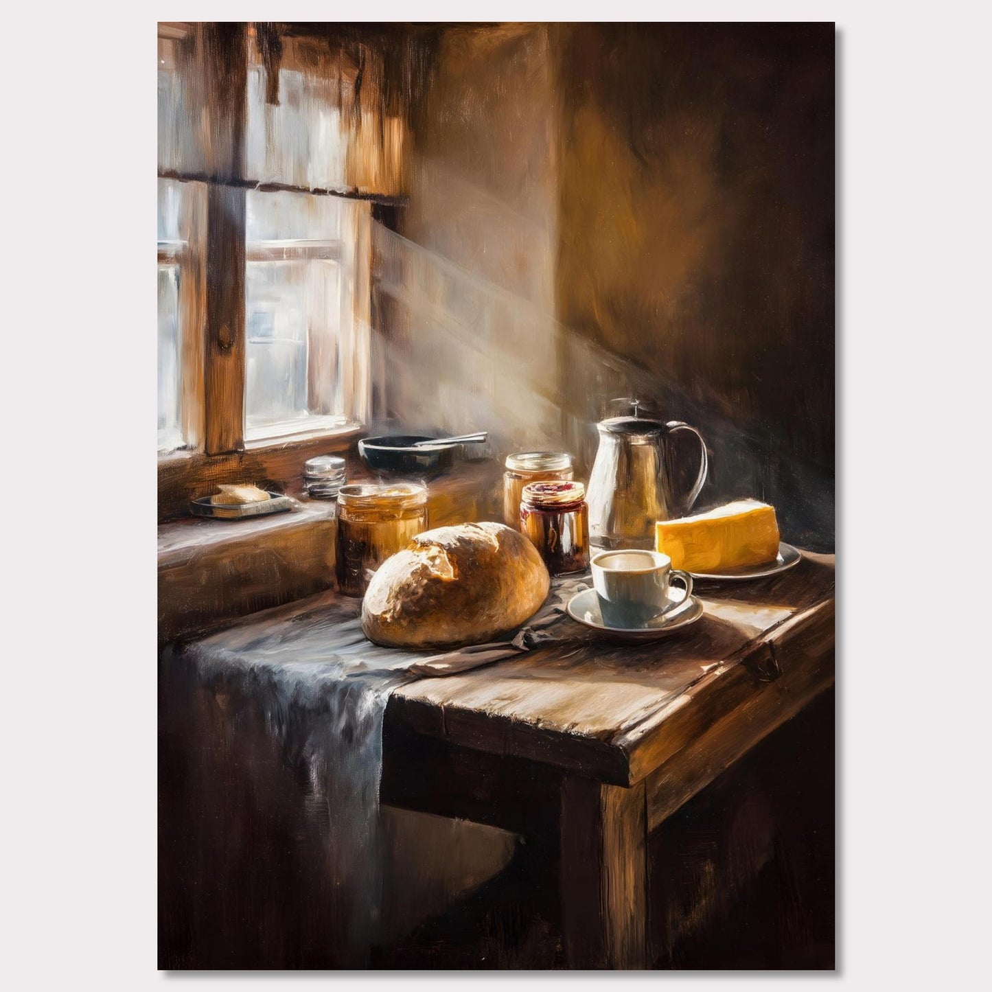 Poster titled 'Loaf and Lightbeam' from ArtDarts