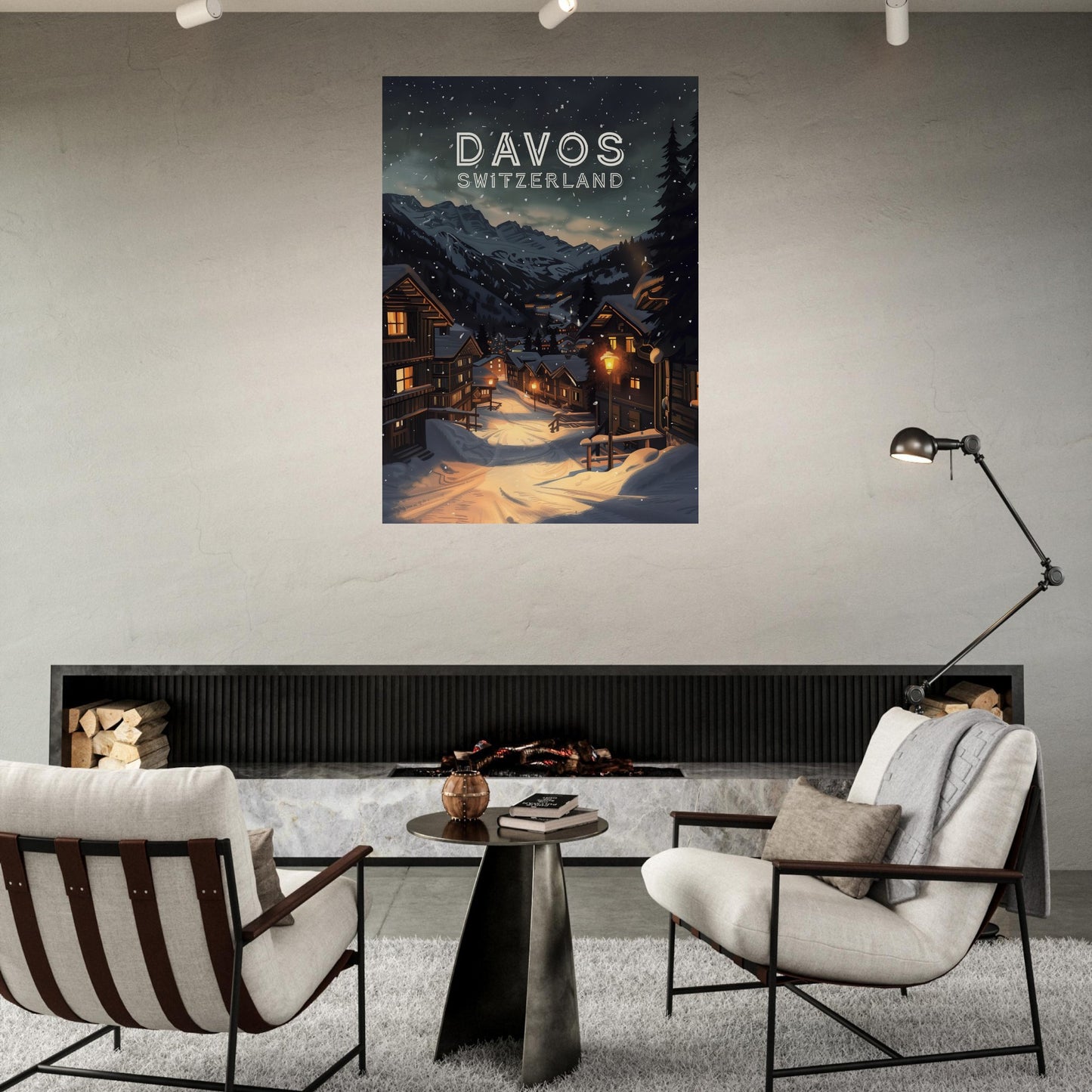 Poster titled 'Davos' from ArtDarts