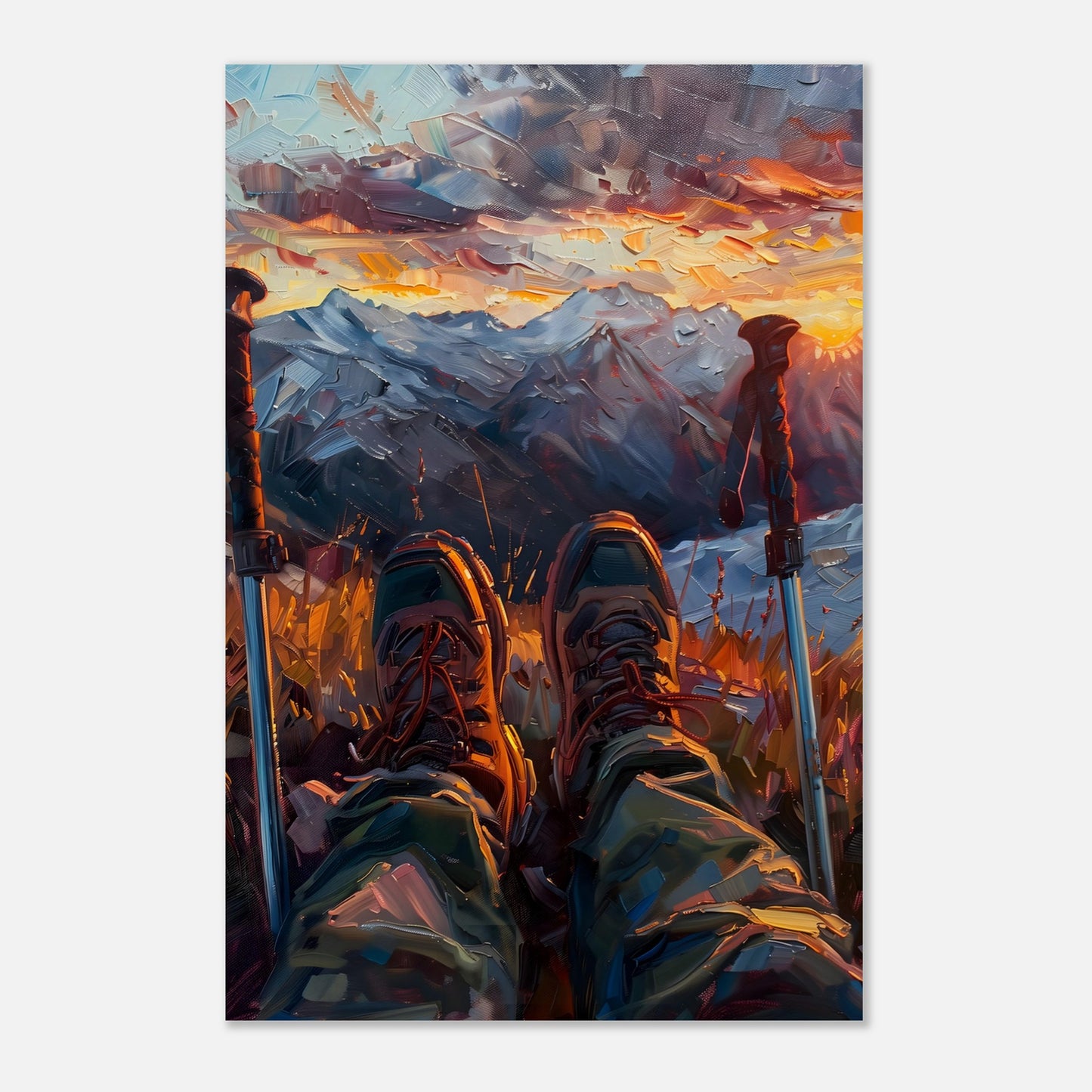 Poster titled 'A Moment of Peace at the Summit' from ArtDarts