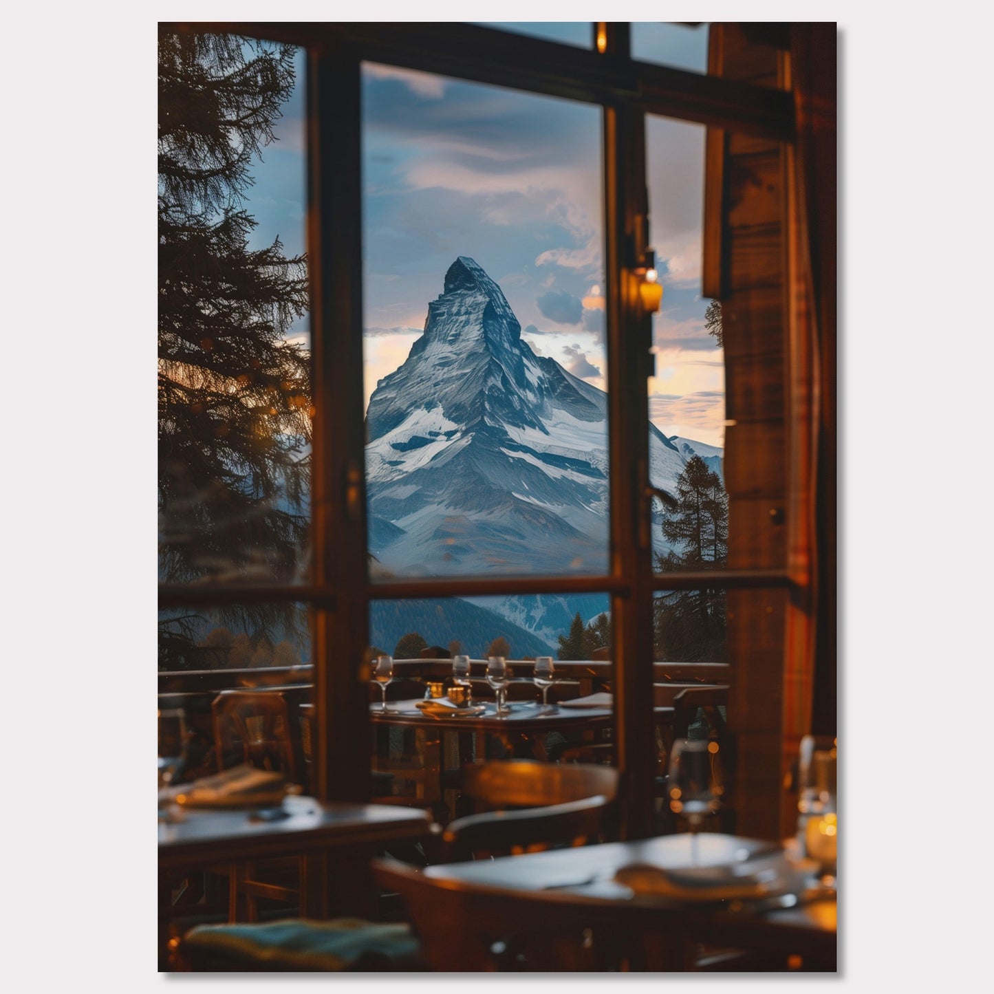 Poster titled 'Alpine Evening' from ArtDarts