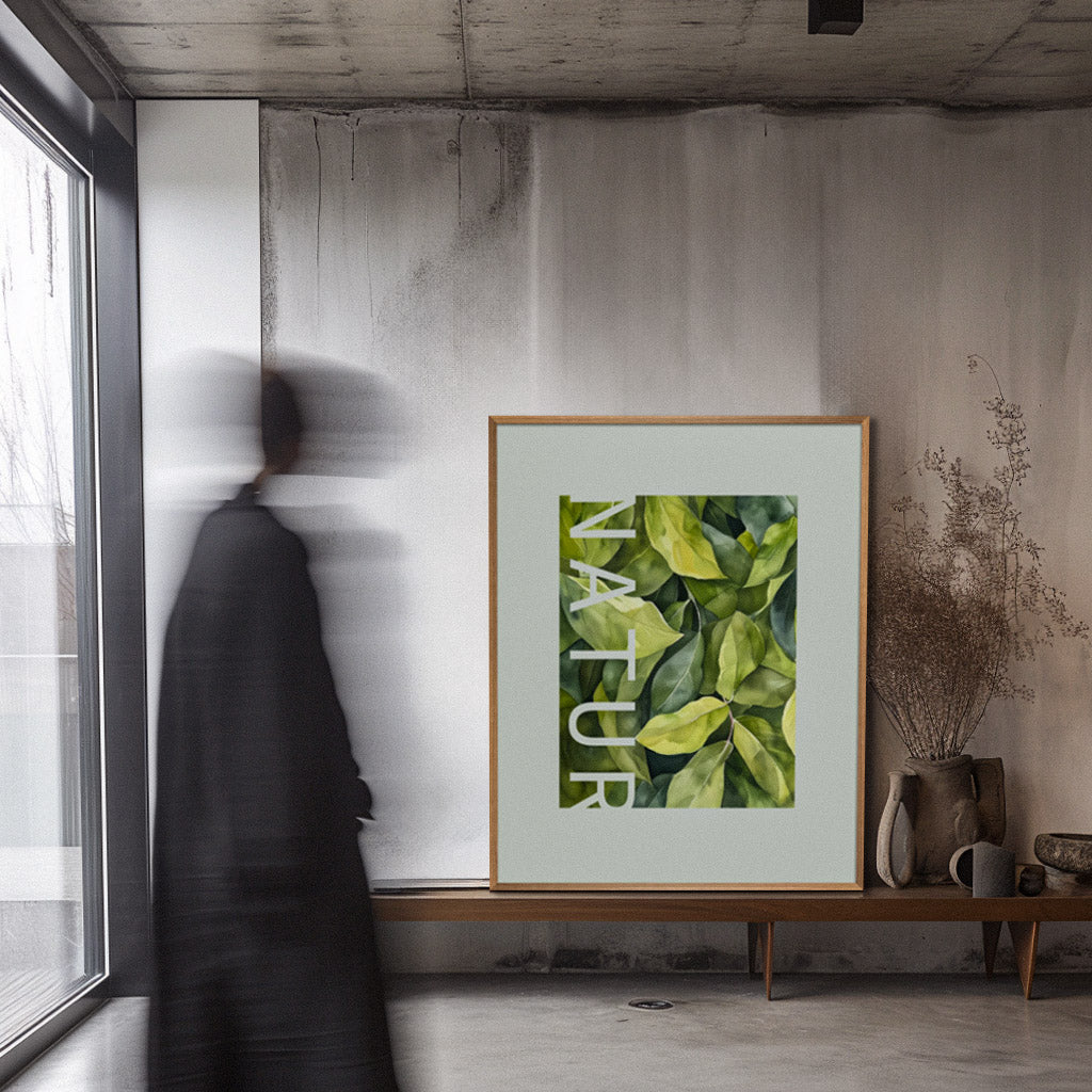 Poster titled 'Leaf composition Poster' from ArtDarts