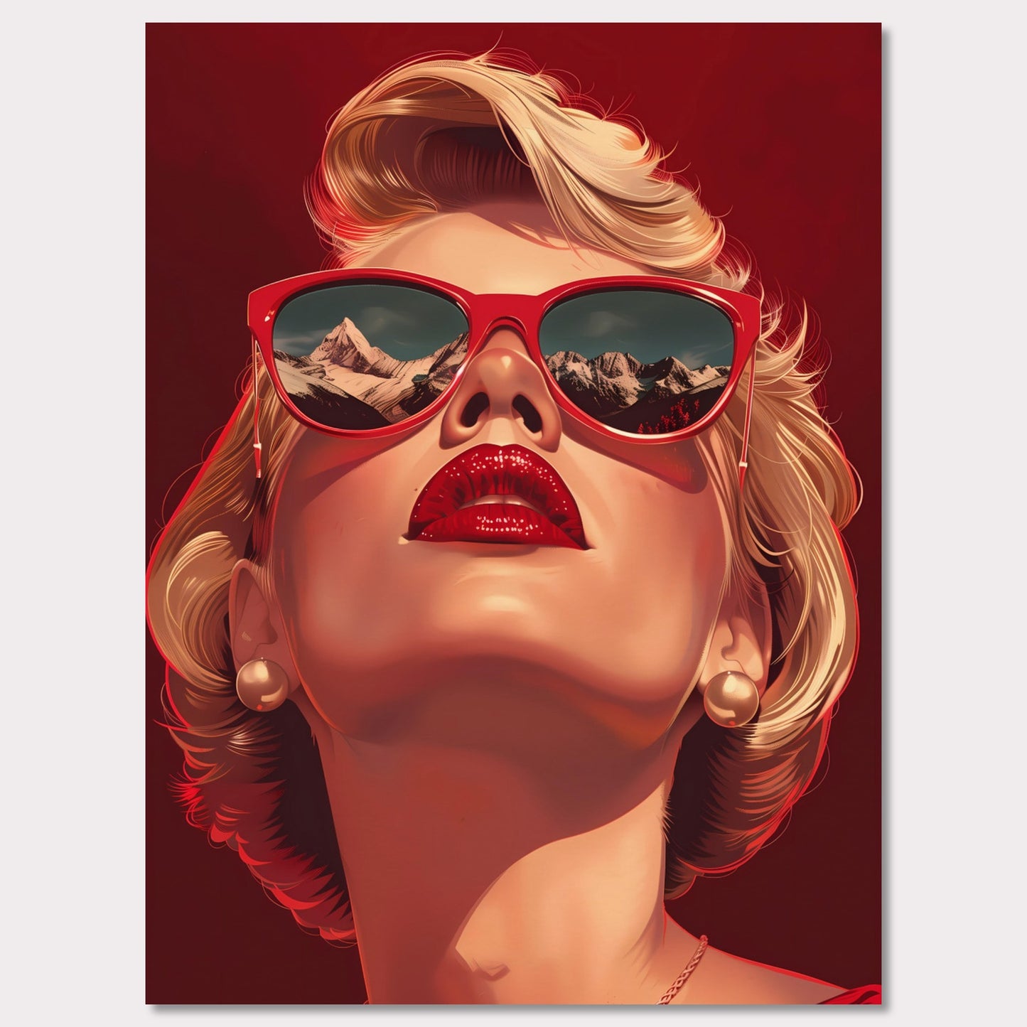 Poster titled 'Alpine Glamour' from ArtDarts
