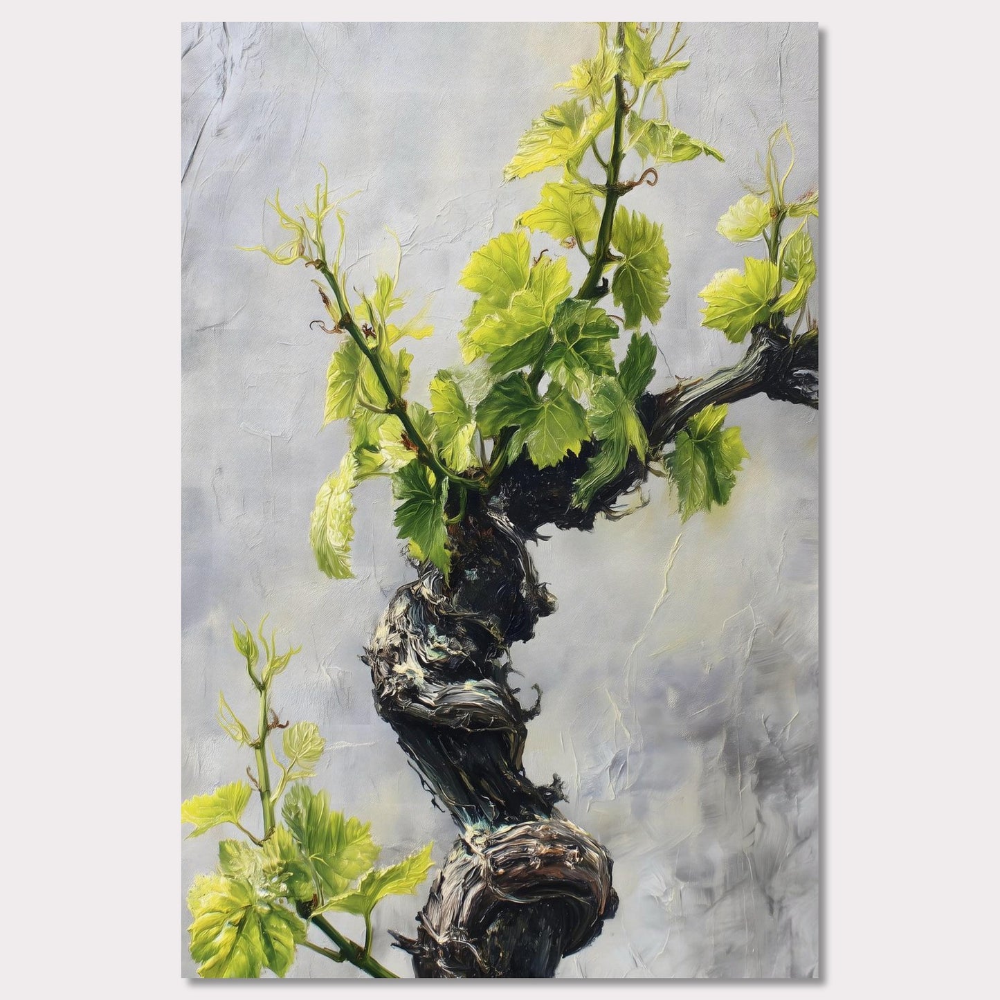 Poster titled 'Vine Awakening, Alpine Wall' from ArtDarts