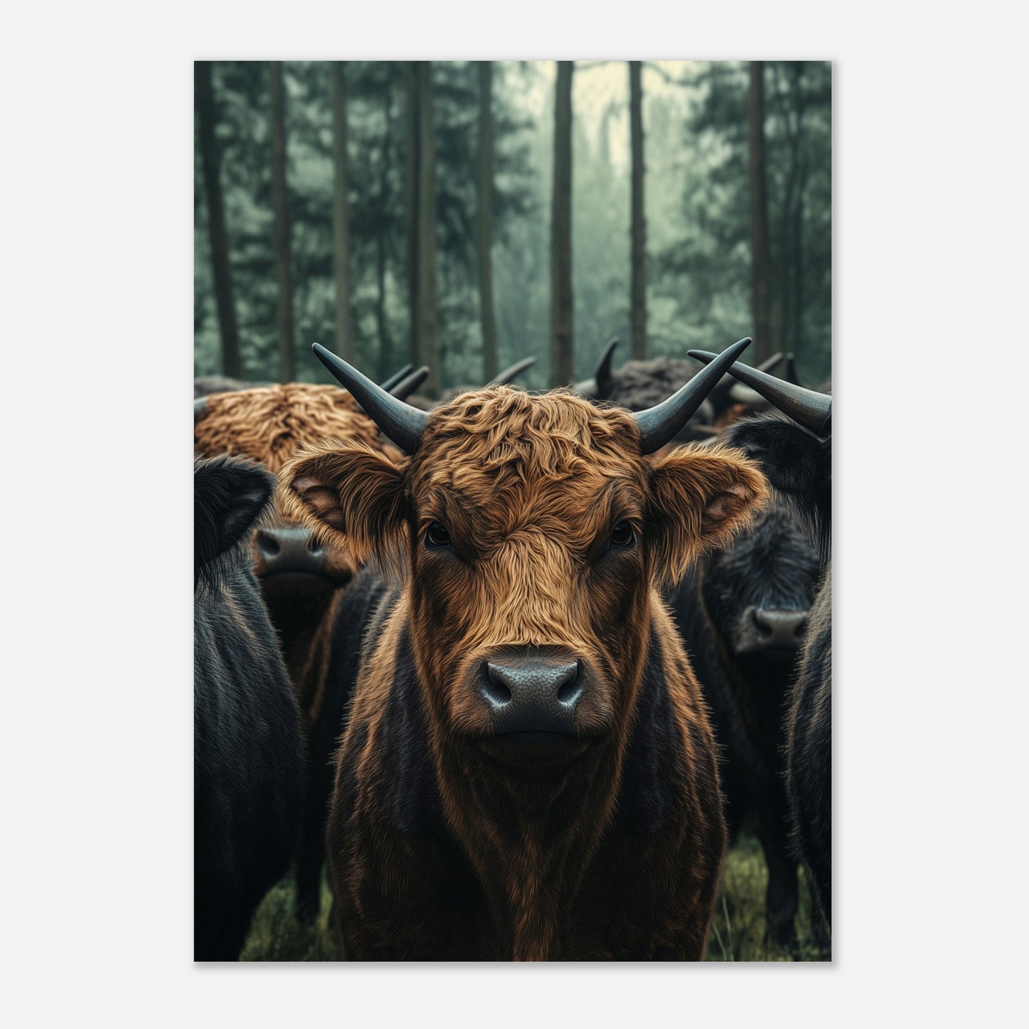Poster titled 'Majesty Among Trees' from ArtDarts